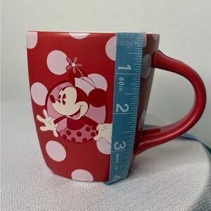 Disney Parks Minnie Mouse Red Polka Dot Ceramic Mug(F77)@